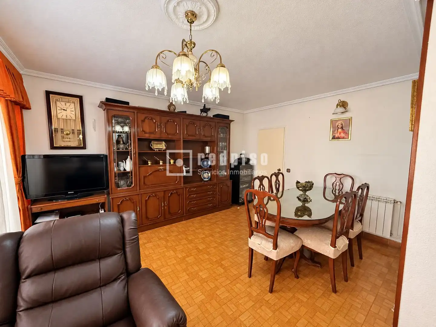 Sala de estar de Piso en venta en Guadalajara con Calefacción y Terraza