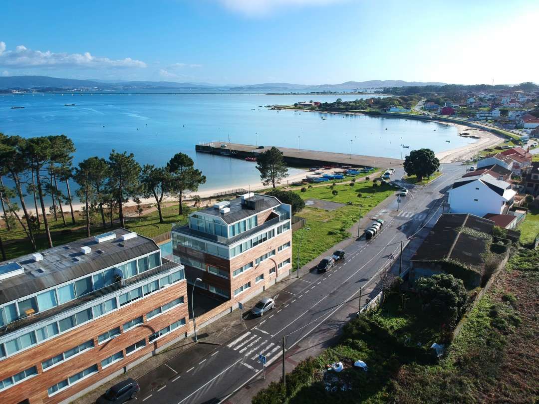Exterior view of Flat to rent in A Illa de Arousa   with Heating, Private garden and Swimming Pool