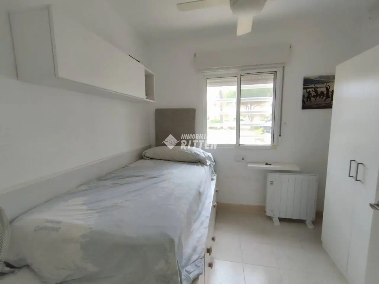 Schlafzimmer von Wohnung zur Miete in La Manga del Mar Menor mit Klimaanlage, Terrasse und Möbliert