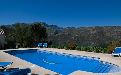 Piscina de Casa o xalet en venda en Benissa amb Aire condicionat, Jardí privat i Terrassa