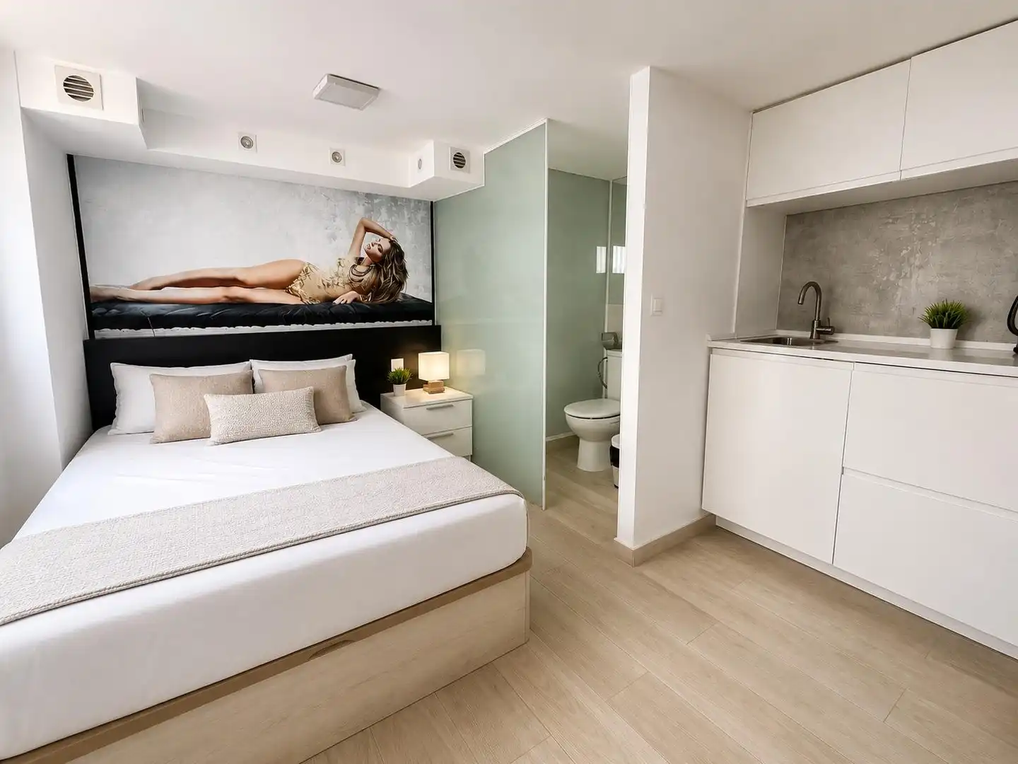 Schlafzimmer von Maisonette zur Miete in Madrid