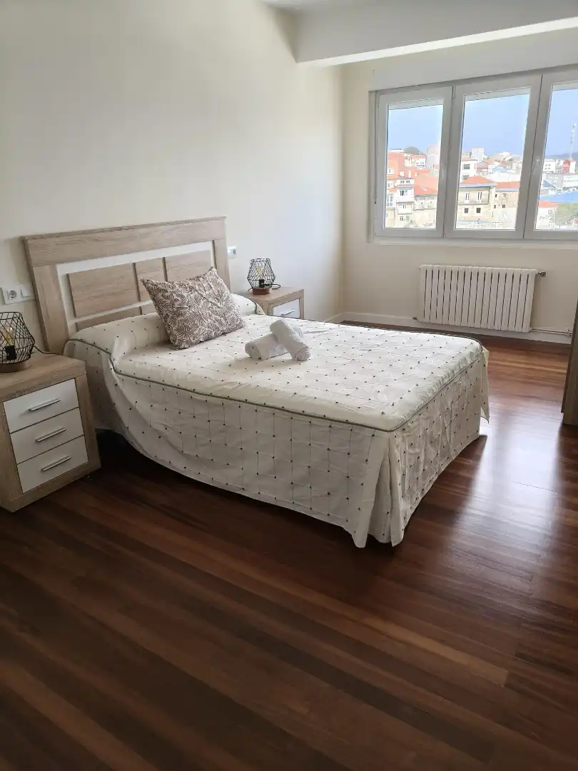 Bedroom of Flat for rent in Fisterra  with Furnished, Oven and Washing machine