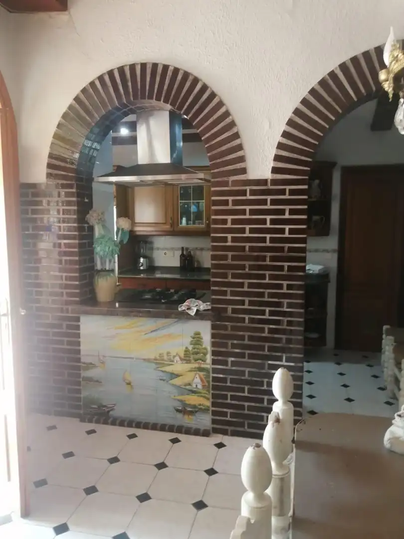 Cuina de Casa o xalet en venda en Atzeneta d'Albaida amb Terrassa, Traster i Piscina