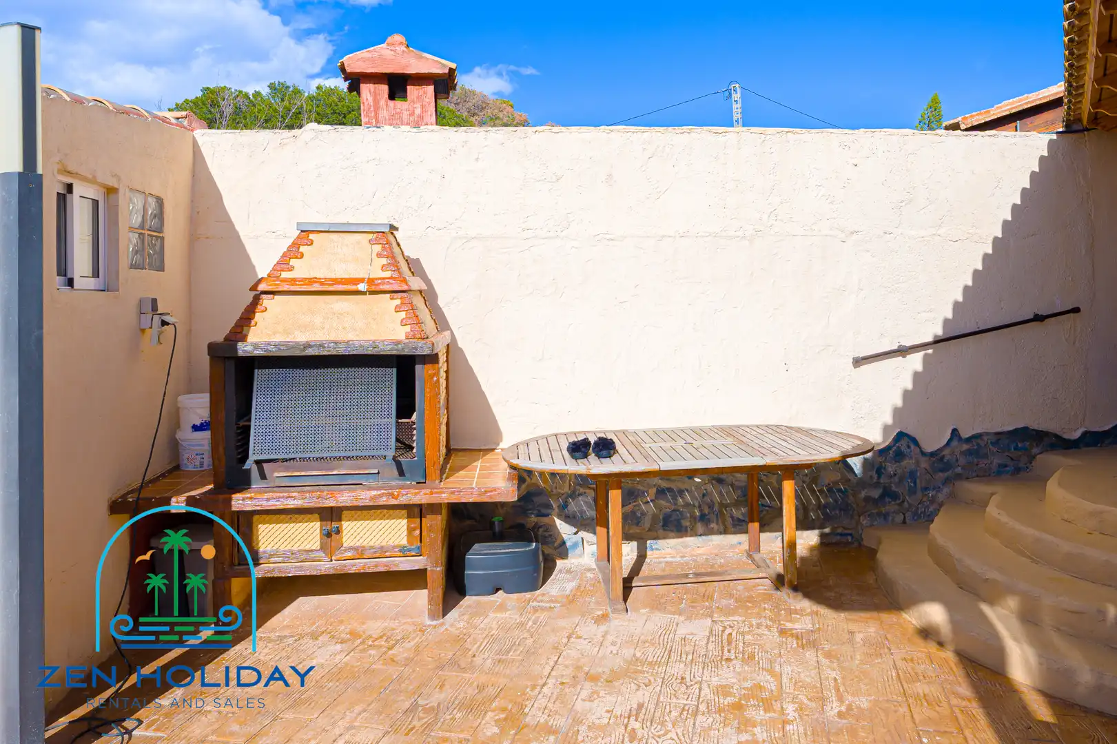Terraza de Casa adosada en venta en Busot con Aire acondicionado, Calefacción y Jardín privado