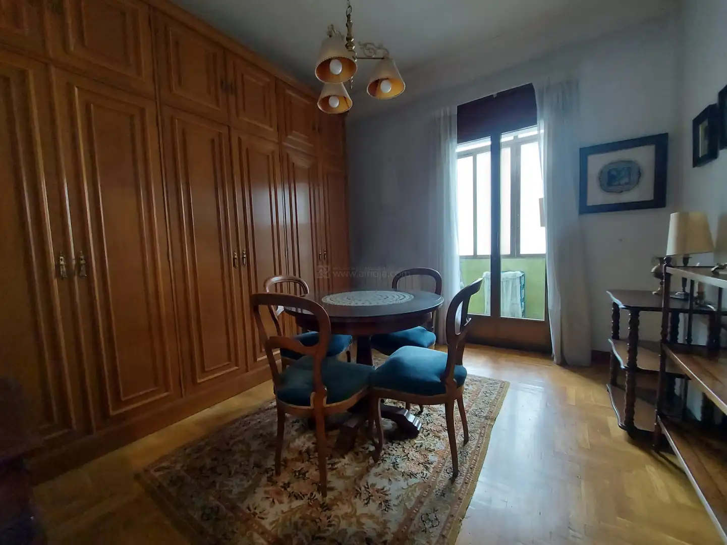 Dining room of Flat for sale in  Logroño  with Heating, Parquet flooring and Balcony