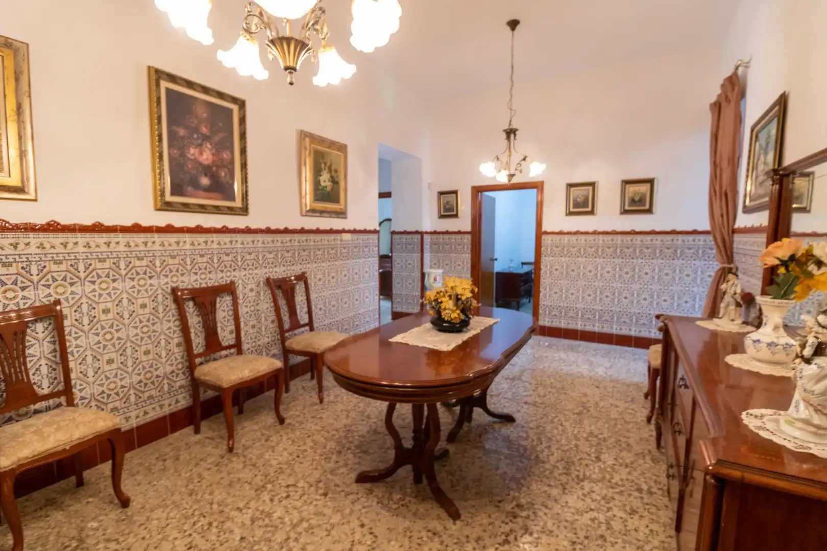 Menjador de Casa o xalet en venda en Alhama de Almería amb Terrassa, Moblat i Alarma