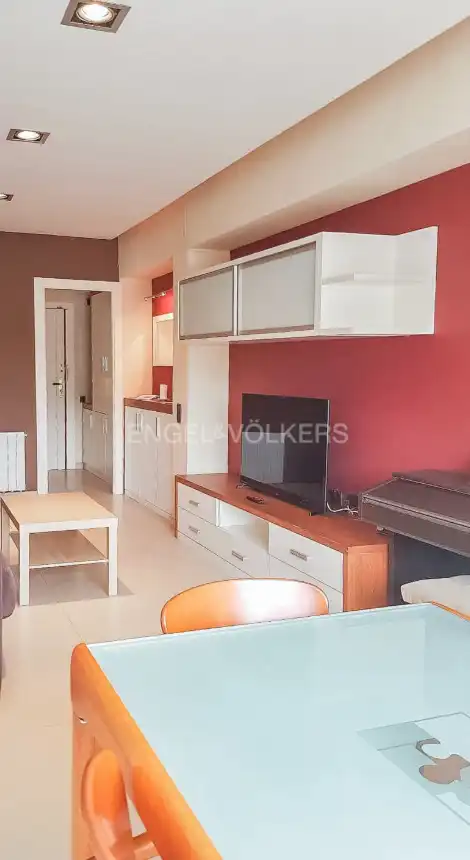 Sala de estar de Ático en venta en Barcelona con Aire acondicionado, Calefacción y Amueblado