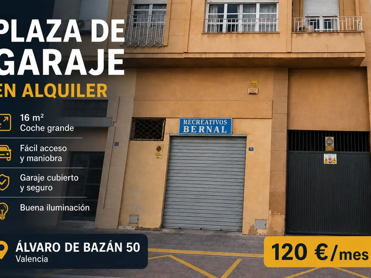 Garage for rent in  Melilla Capital