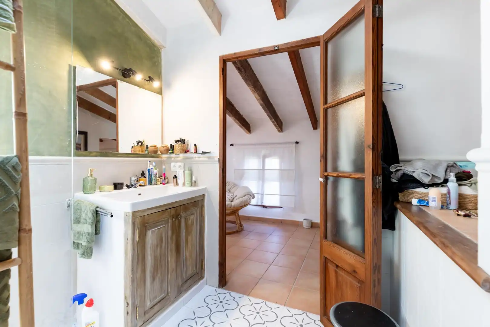 Baño de Casa adosada en venta en Ariany con Aire acondicionado, Jardín privado y Terraza