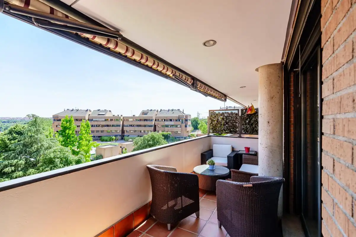 Terrace of Attic for sale in Pozuelo de Alarcón  with Air Conditioner, Heating and Private garden