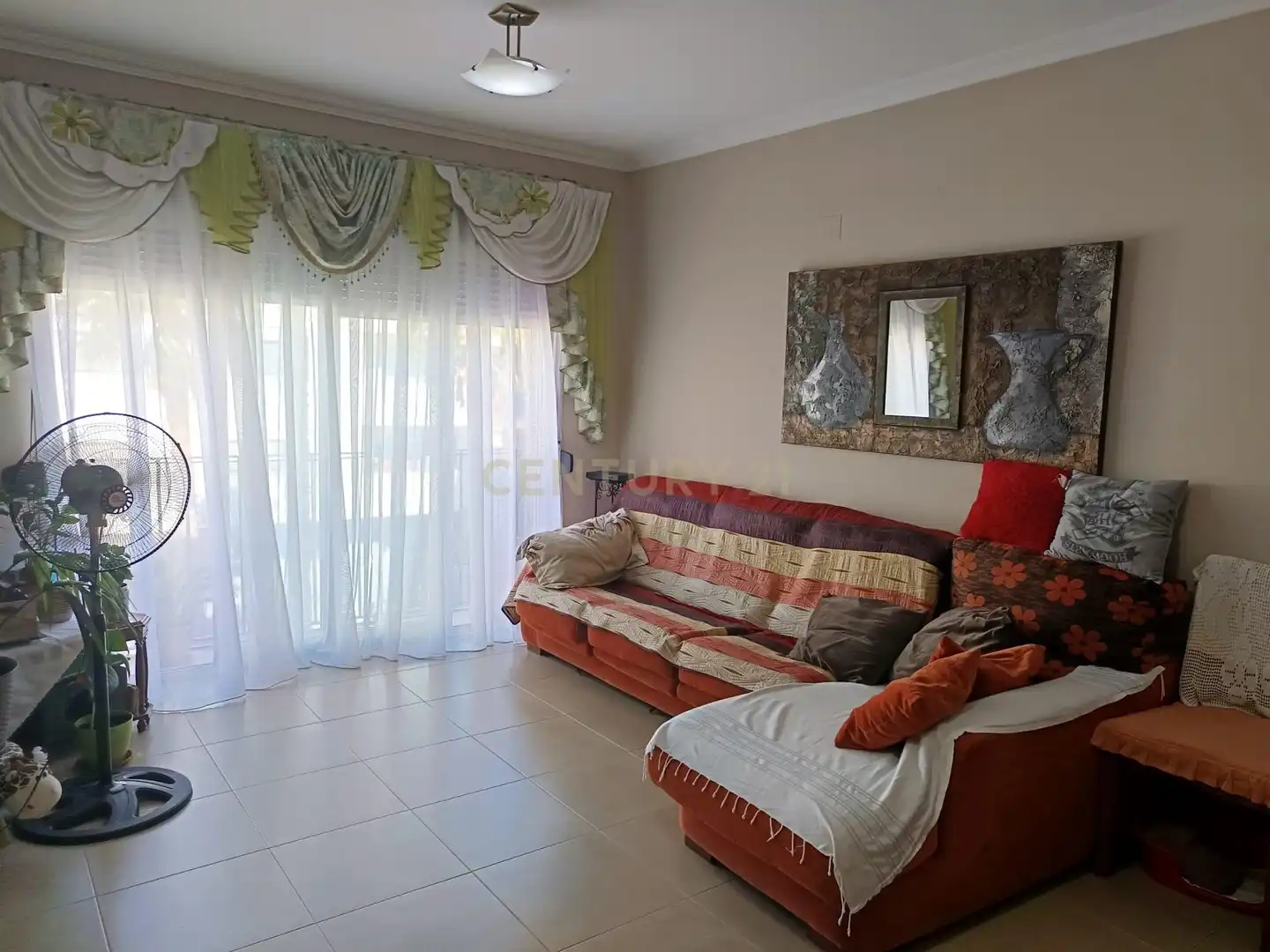 Sala d'estar de Apartament en venda en Calpe / Calp amb Aire condicionat i Balcó