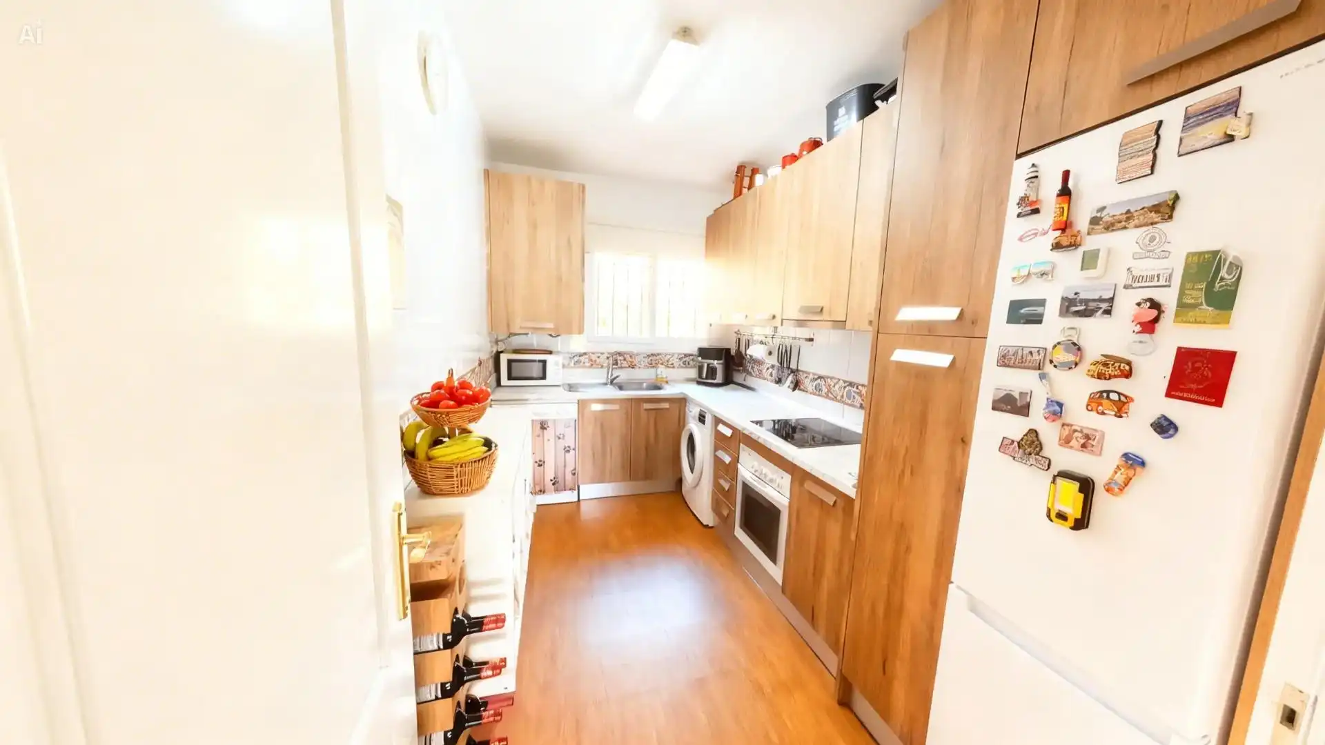 Cocina de Apartamento en venta en Marbella con Aire acondicionado, Calefacción y Jardín privado