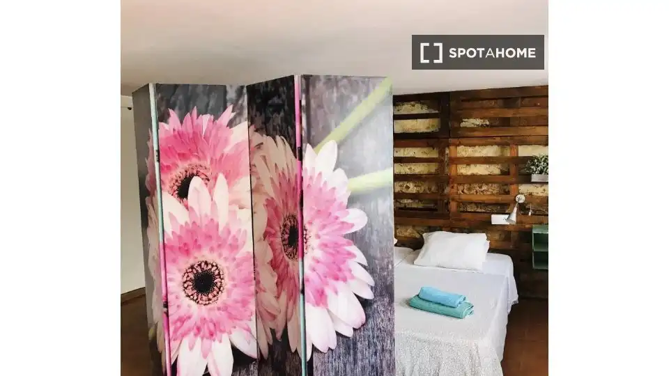Habitación de Estudio para compartir en Catarroja con Aire acondicionado, Calefacción y Terraza