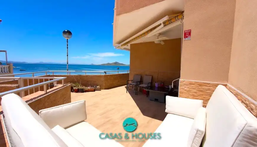 Terrace of Apartments for sale in La Manga del Mar Menor  with Air Conditioner, Heating and Terrace
