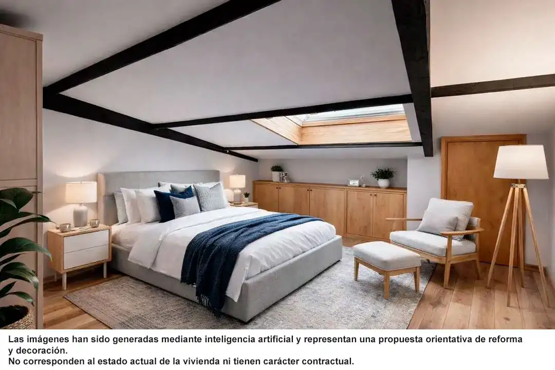 Bedroom of Flat for sale in Donostia - San Sebastián   with Heating and Furnished