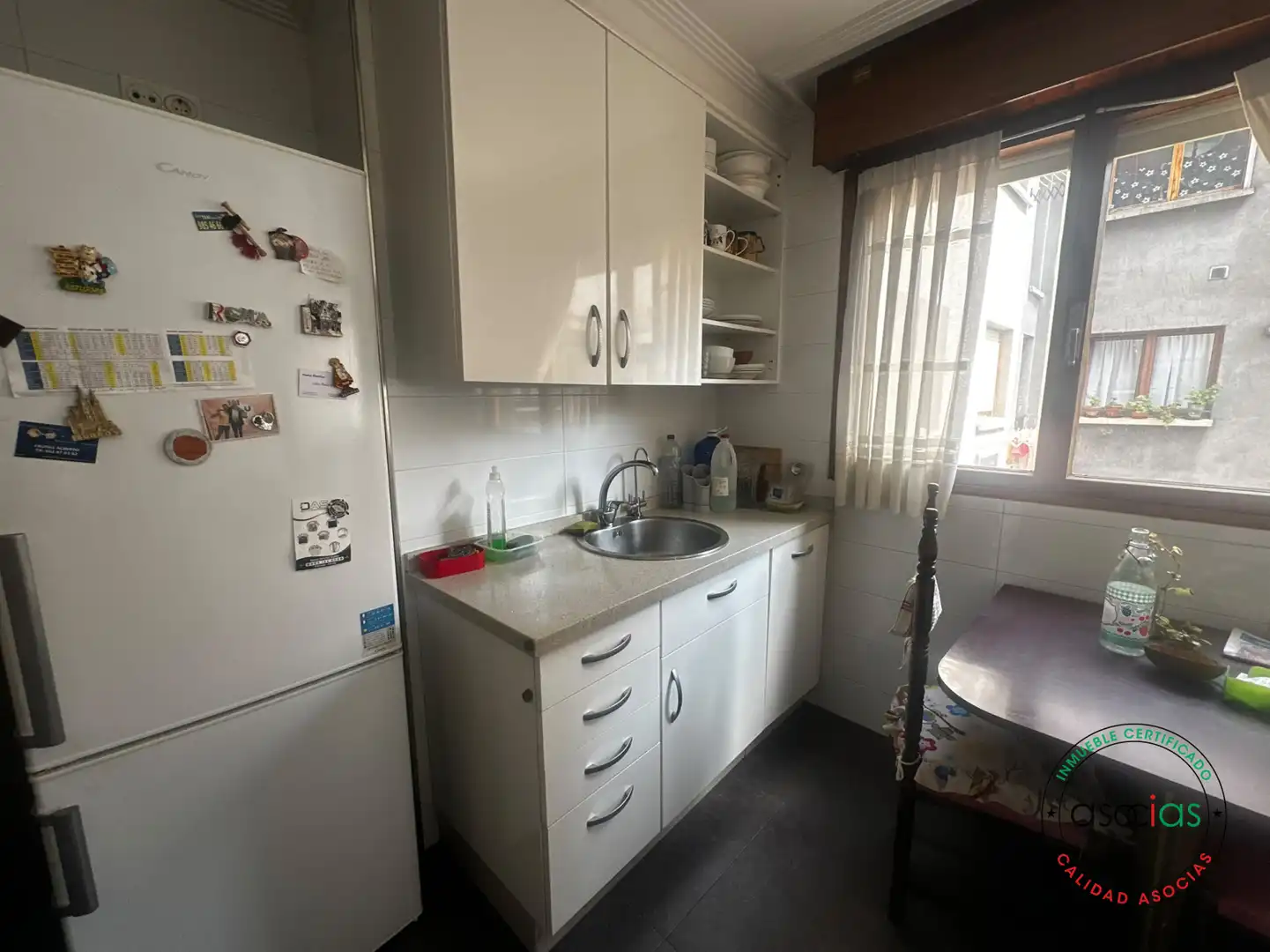 Küche von Wohnung zum Verkauf in Langreo mit Heizung, Abstellraum und Balkon