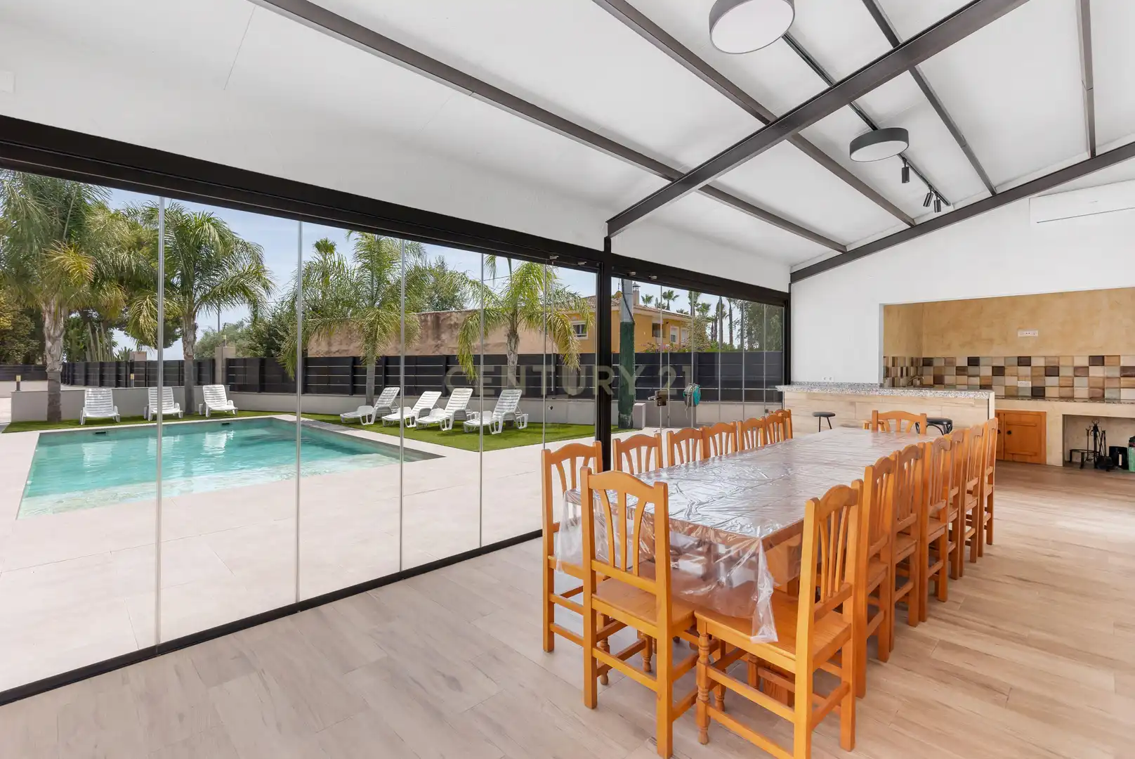 Terrassa de Casa o xalet en venda en Catral amb Aire condicionat, Jardí privat i Piscina