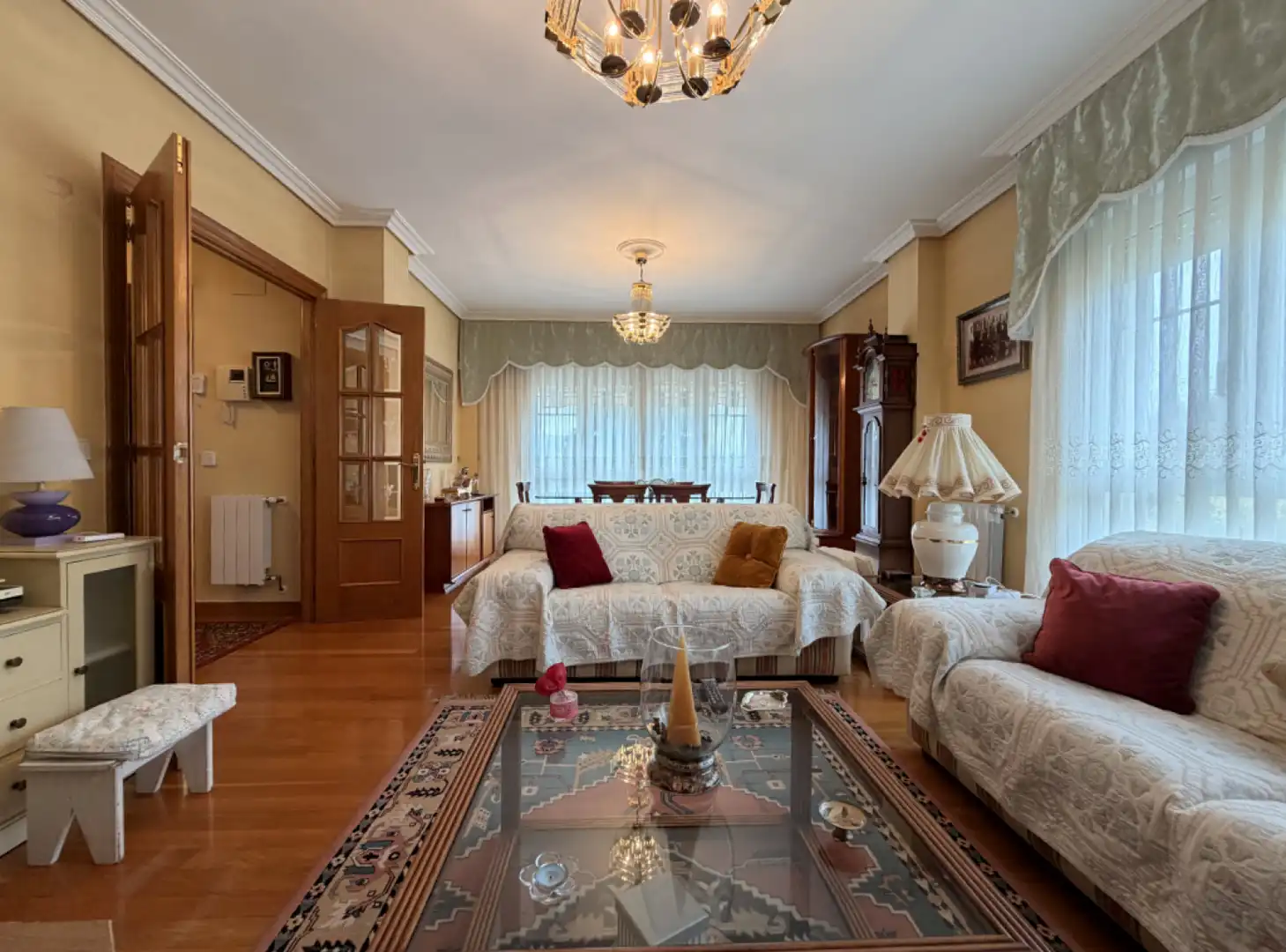 Wohnzimmer von Haus oder Chalet zum Verkauf in Piélagos mit Heizung, Privatgarten und Terrasse