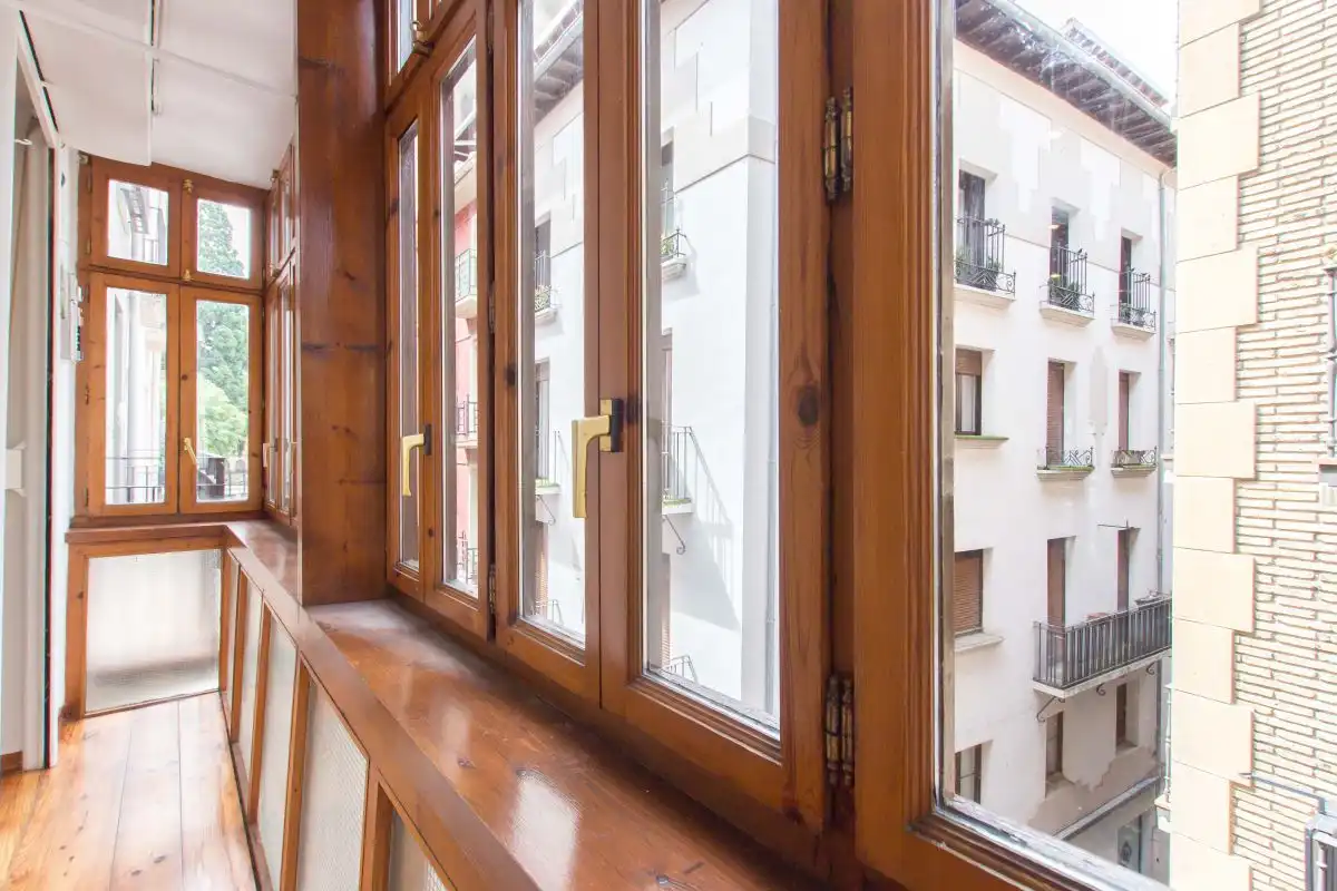 Balcony of Flat for sale in  Pamplona / Iruña  with Heating and Balcony