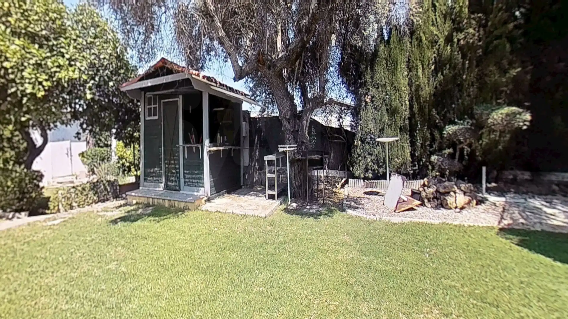 Garden of Houses for sale in Dos Hermanas  with Air Conditioner, Heating and Swimming Pool