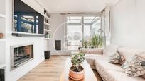 Living room of Attic for sale in  Madrid Capital  with Air Conditioner, Heating and Private garden