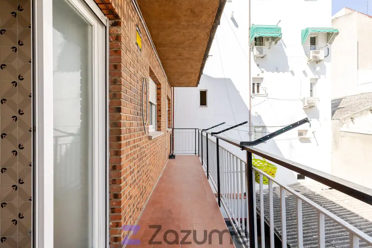 Balcony of Flat for rent in Madrid  with Heating, Parquet flooring and Terrace