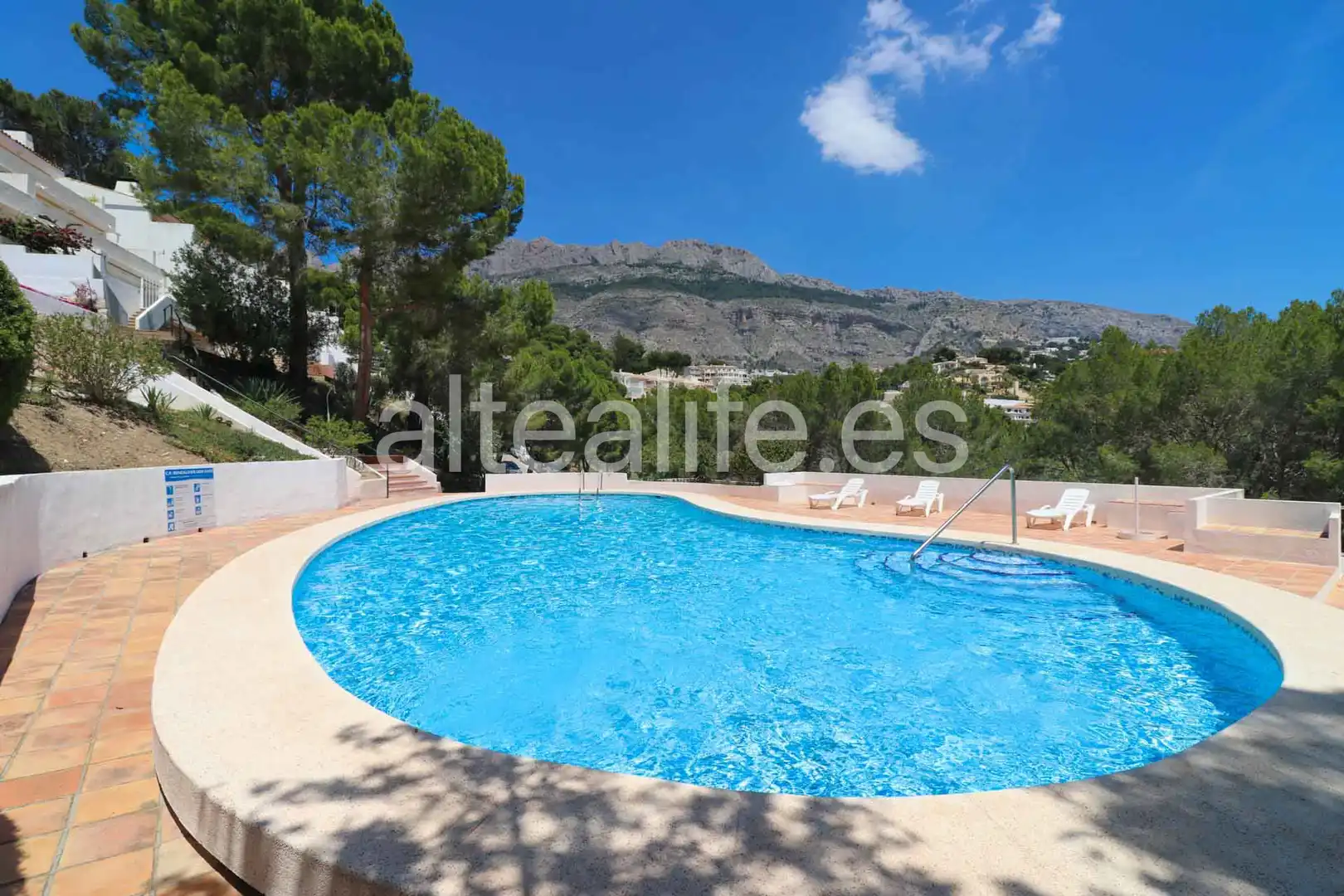 Piscina de Apartamento en venta en Altea con Aire acondicionado, Terraza y Piscina comunitaria
