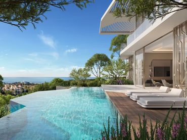 Casa amb piscina en venda a Benahavís pueblo
