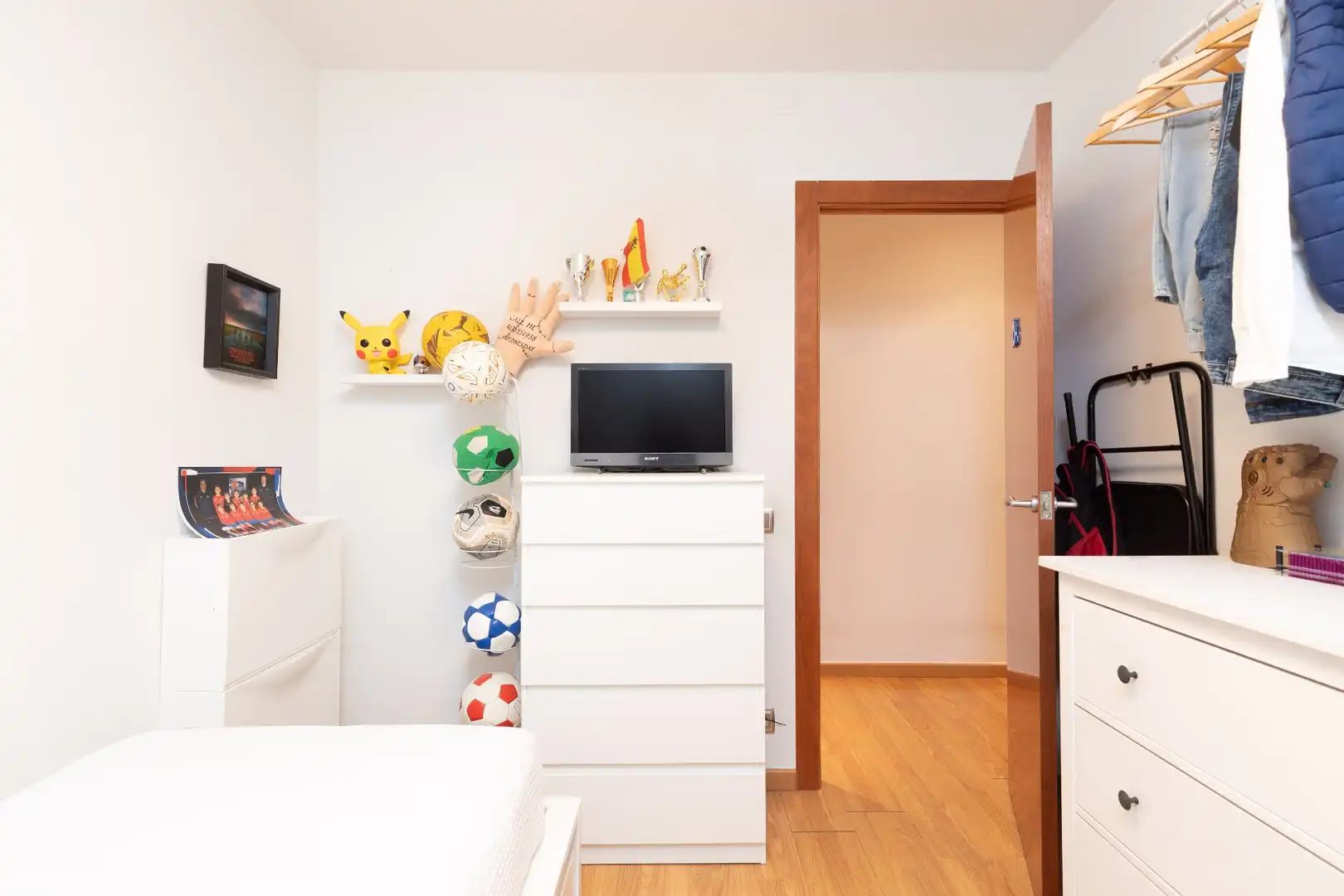 Schlafzimmer von Wohnung zum Verkauf in Sant Quirze del Vallès mit Klimaanlage, Heizung und Balkon