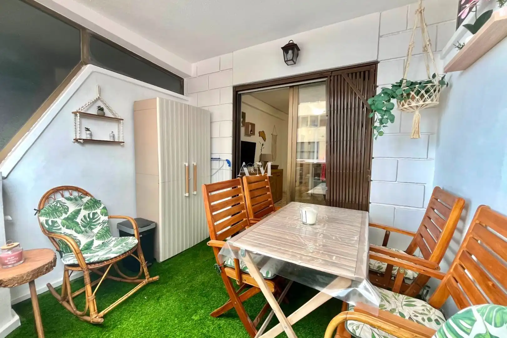 Balcony of Flat for rent in Torrevieja  with Heating, Terrace and Furnished