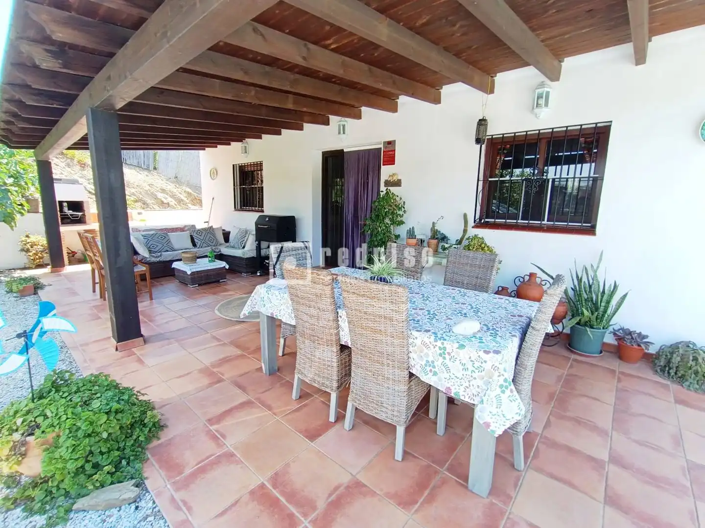 Terraza de Casa o chalet en venta en El Borge con Aire acondicionado, Calefacción y Trastero