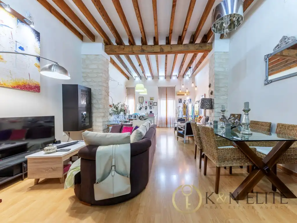 Living room of Flat for sale in Alicante / Alacant  with Air Conditioner and Balcony