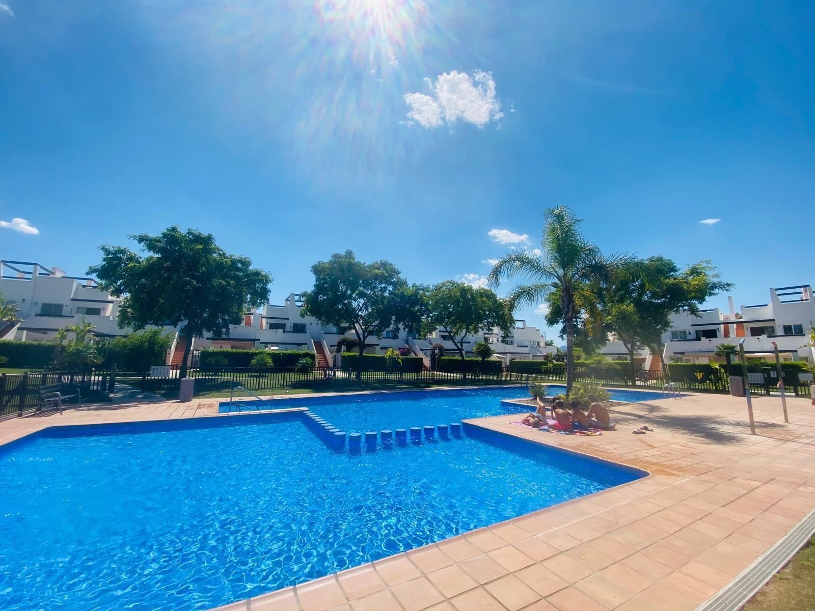 Piscina de Planta baixa de lloguer en Alhama de Murcia amb Aire condicionat, Calefacció i Jardí privat