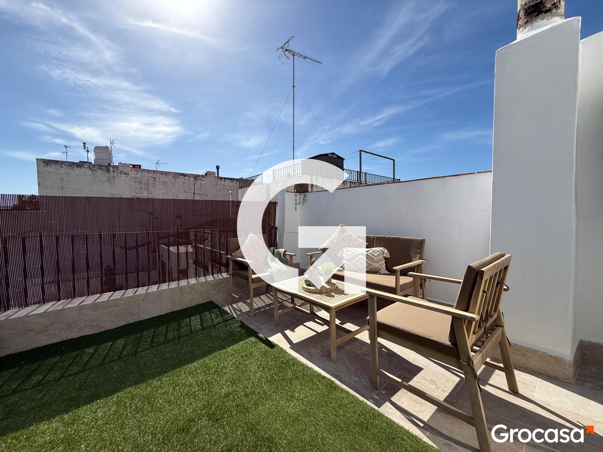 Terrace of Flat for sale in Mataró  with Terrace, Oven and TV