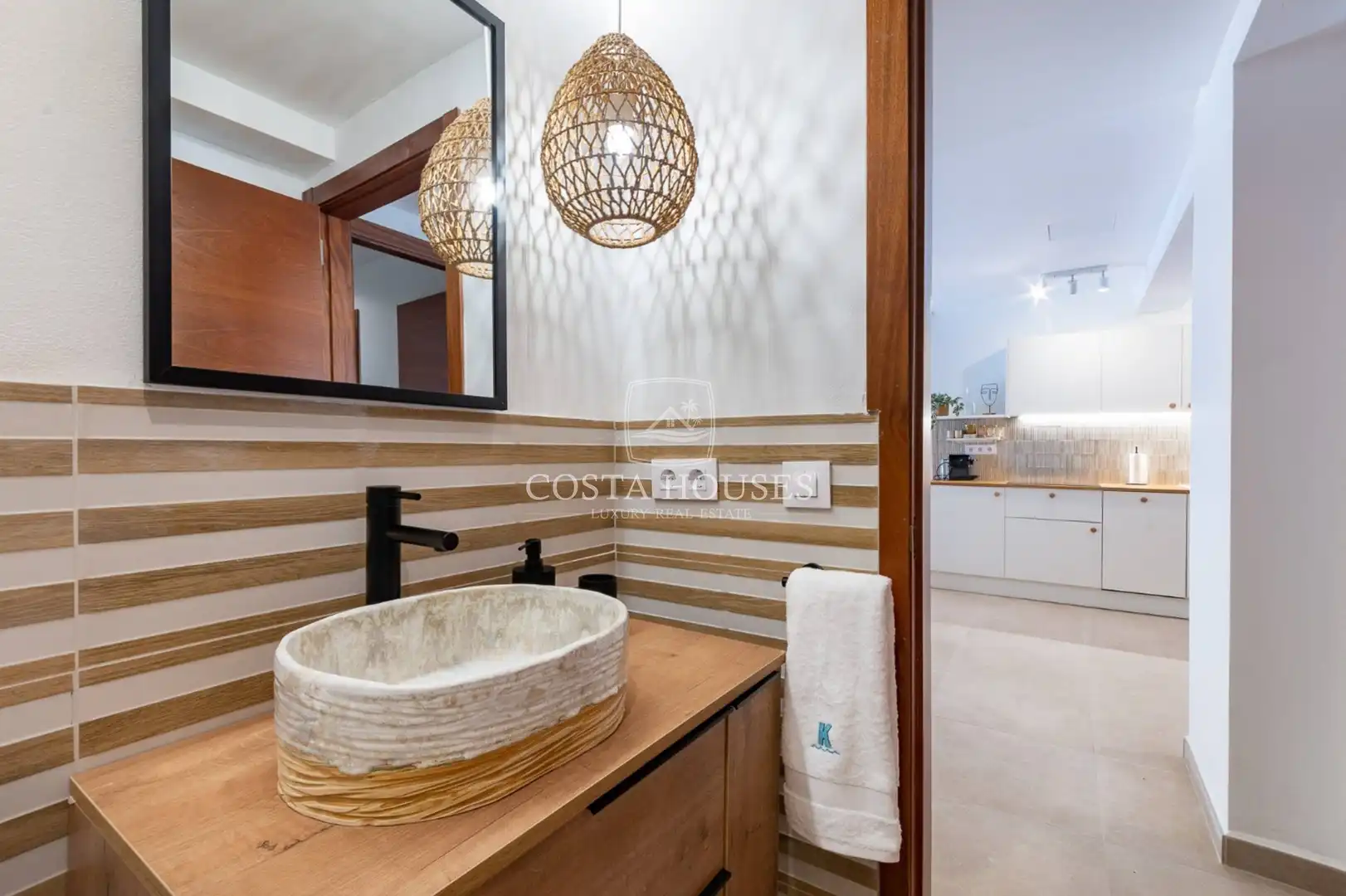 Bany de Apartament en venda en Jávea / Xàbia amb Aire condicionat, Calefacció i Terrassa