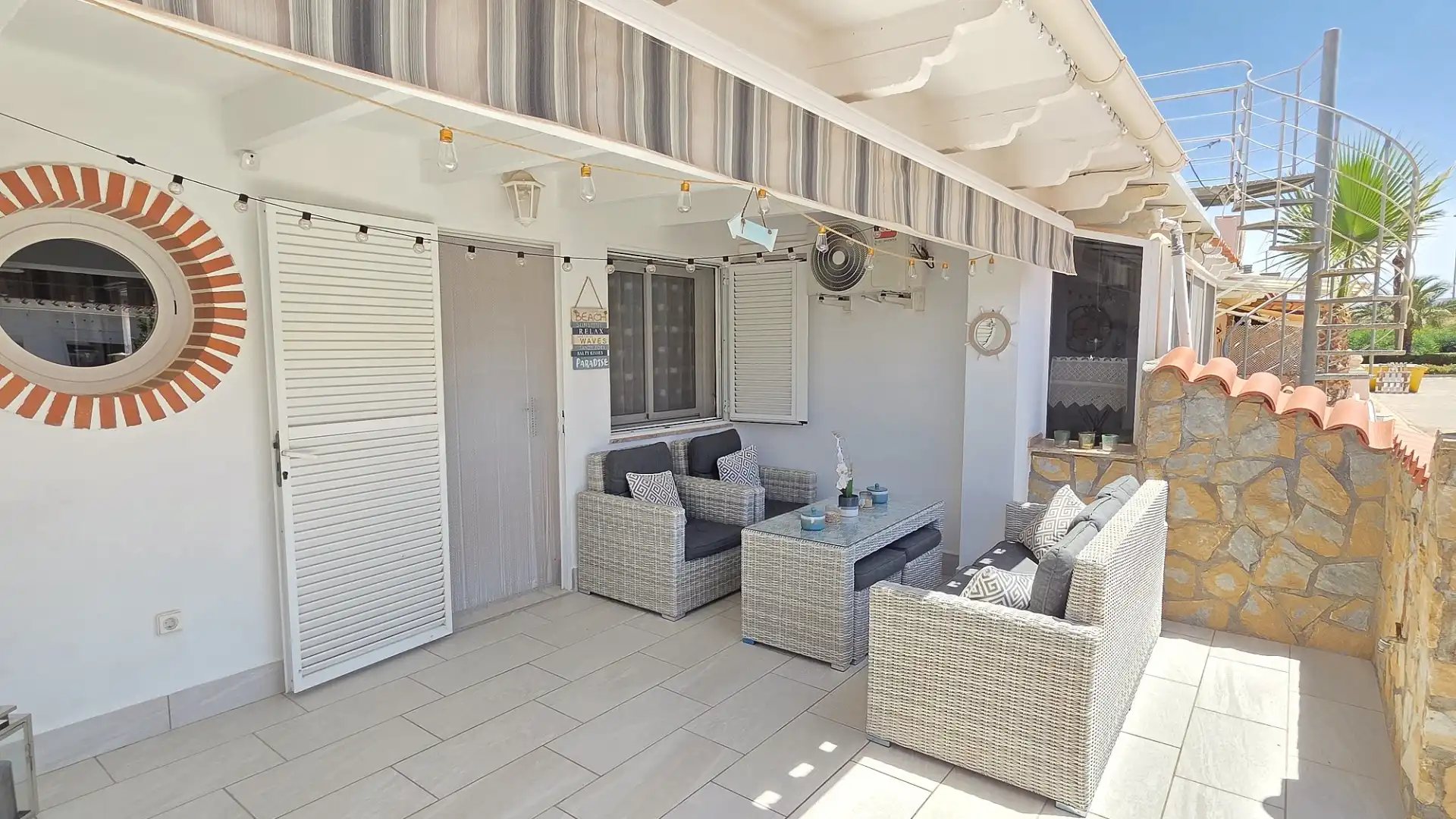 Terrace of Detached homes for sale in Cartagena  with Air Conditioner, Terrace and Furnished