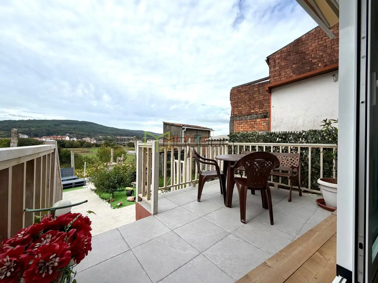 Terrassa de Casa adosada en venda en Padrón, A Coruña