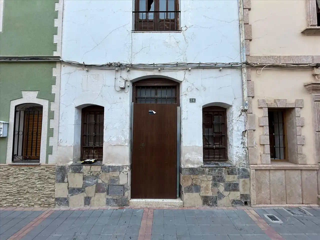 Vista exterior de Casa adosada en venta en Caravaca de la Cruz