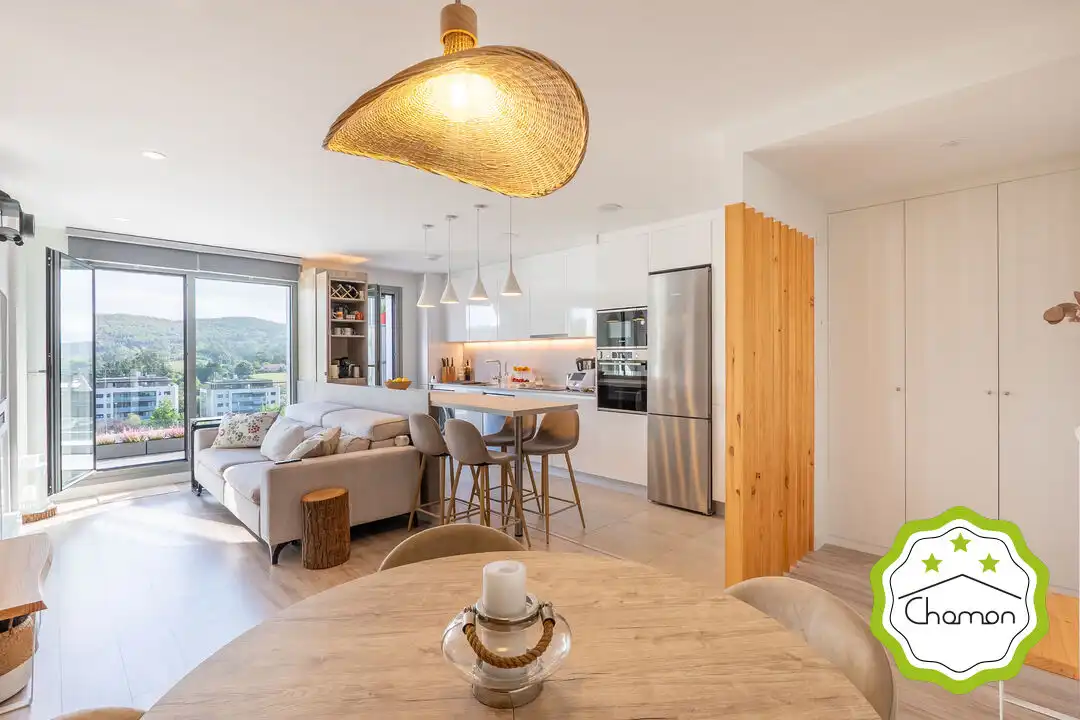 Cocina de Ático en venta en Urduliz con Calefacción, Terraza y Trastero