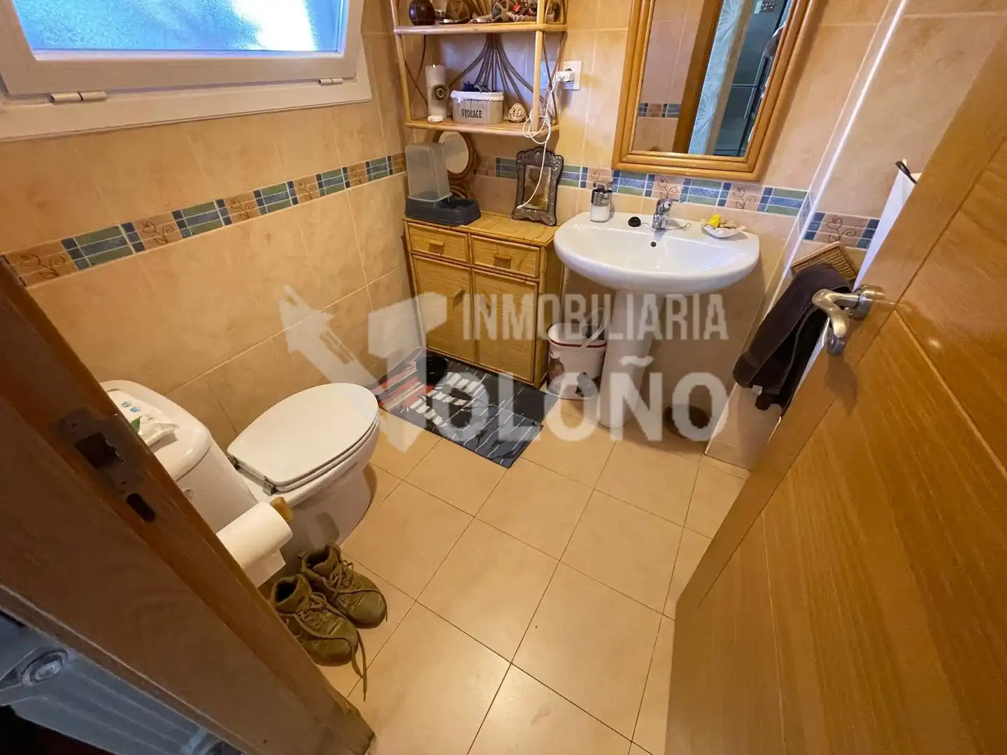 Bany de Casa adosada en venda en Alesanco amb Calefacció, Jardí privat i Parquet
