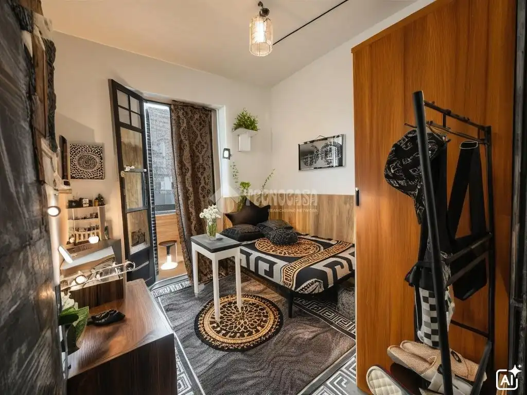 Schlafzimmer von Wohnung zum Verkauf in Barcelona mit Abstellraum und Balkon
