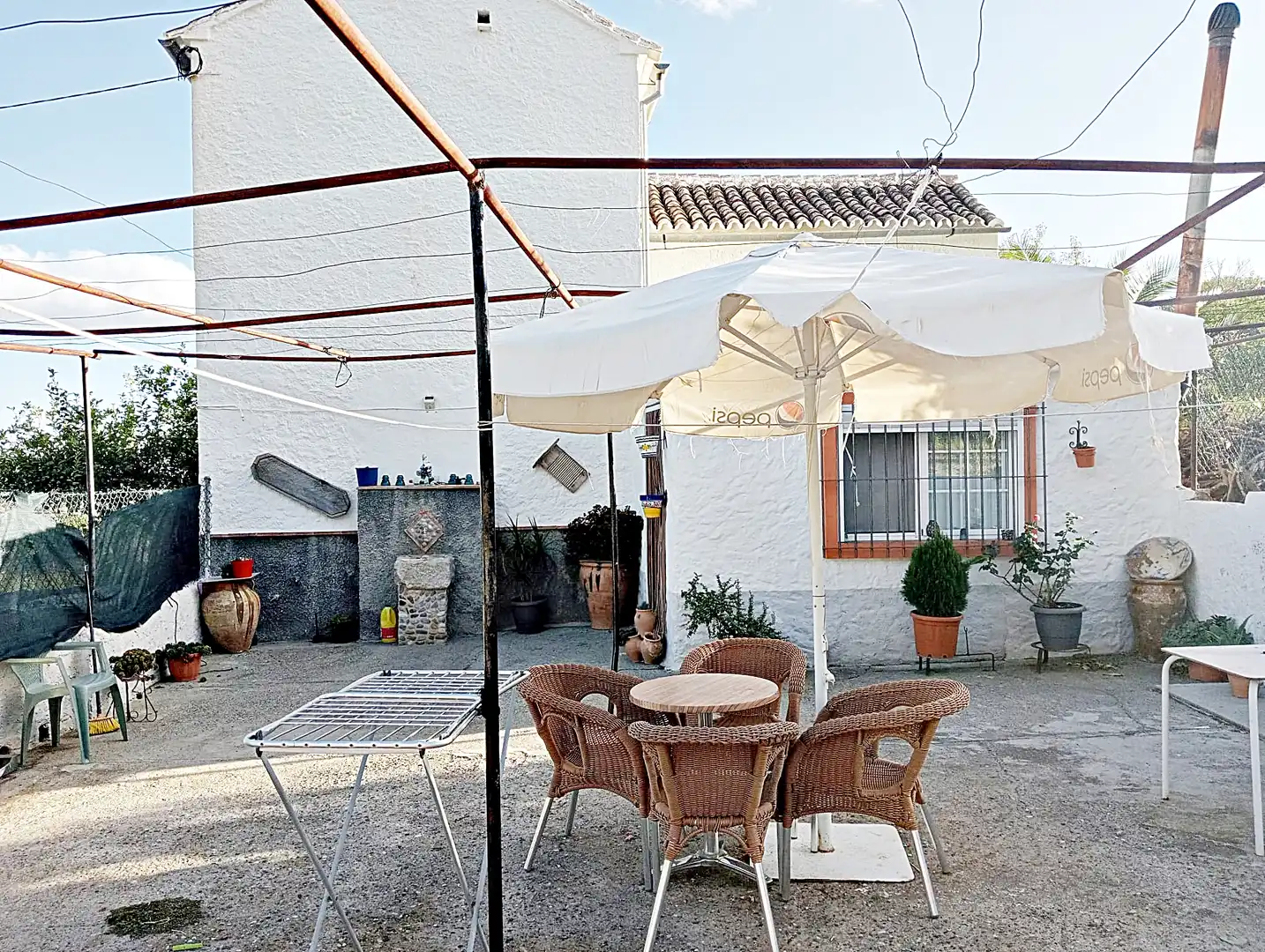 Terrasse von Country house zum Verkauf in Carratraca mit Privatgarten, Terrasse und Möbliert