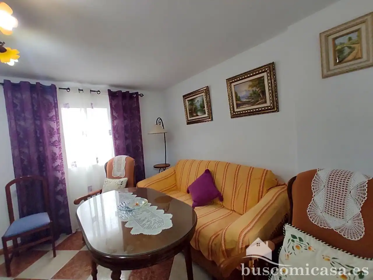 Sala de estar de Casa adosada en venta en Lupión con Terraza