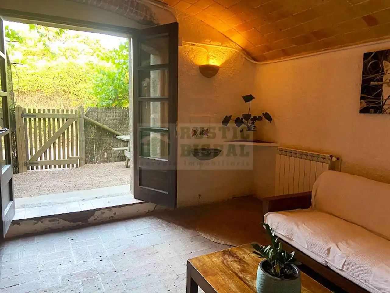 Jardín de Finca rústica de alquiler en Llagostera con Calefacción, Amueblado y Piscina comunitaria