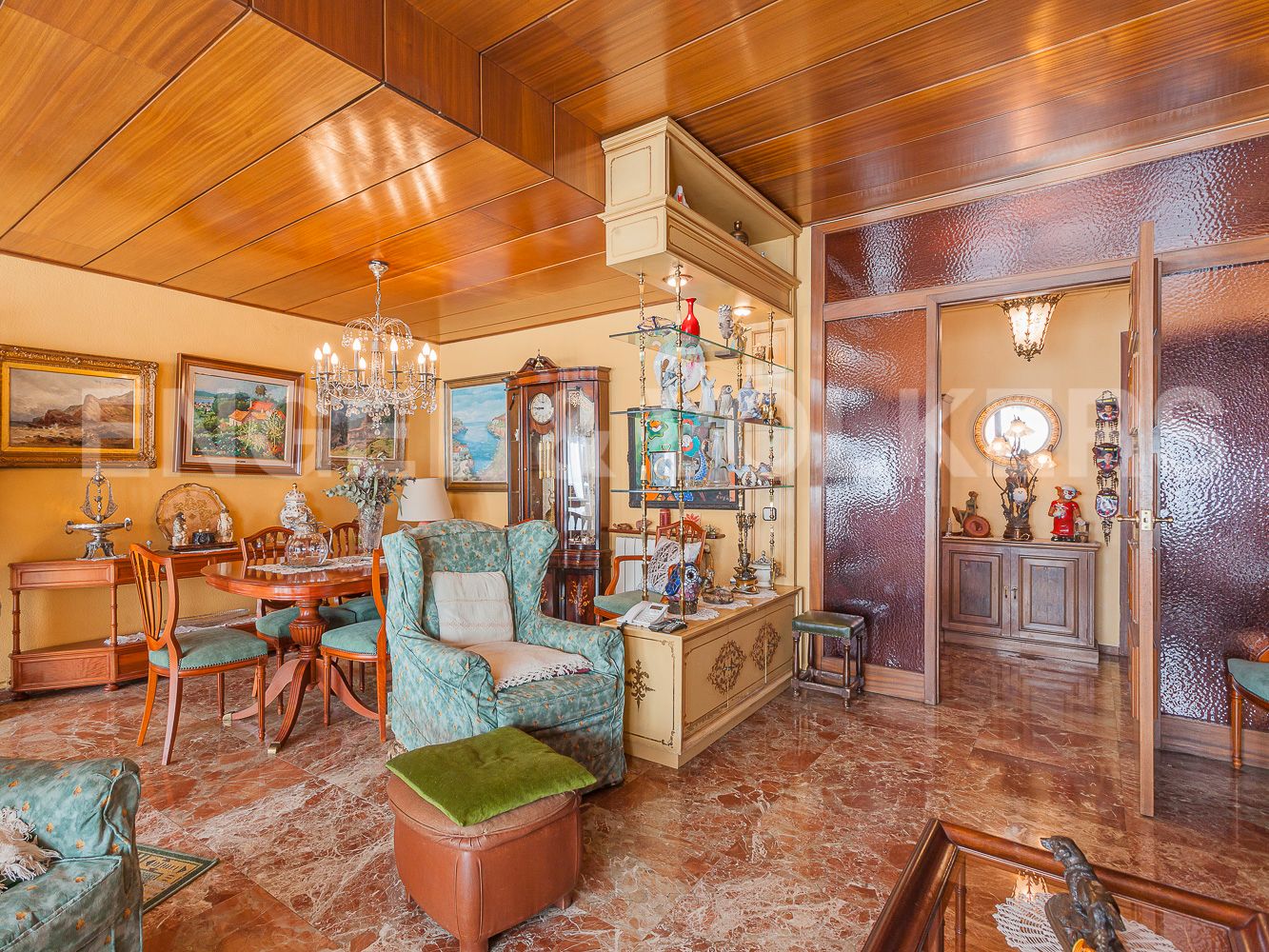 Sala d'estar de Apartament en venda en  Barcelona Capital amb Calefacció