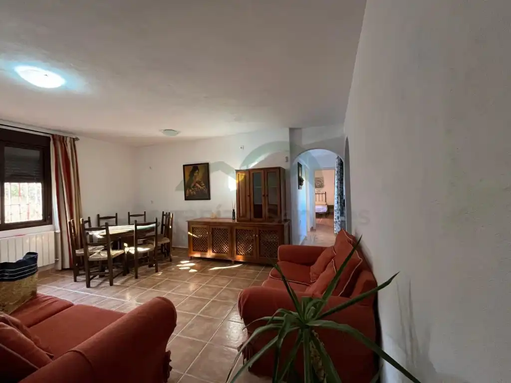 Sala d'estar de Finca rústica de lloguer en Ronda