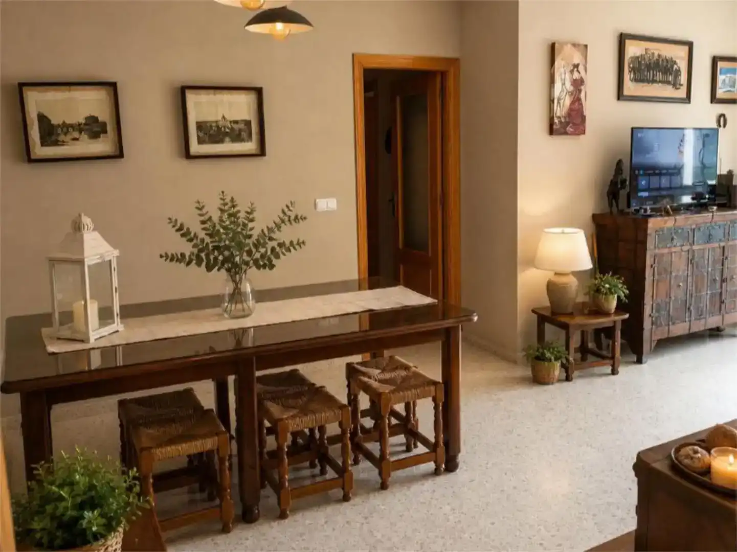 Dining room of Flat for sale in  Granada Capital