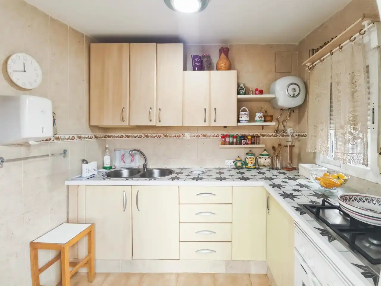 Cocina de Casa o chalet en venta en Barajas de Melo con Aire acondicionado, Calefacción y Jardín privado