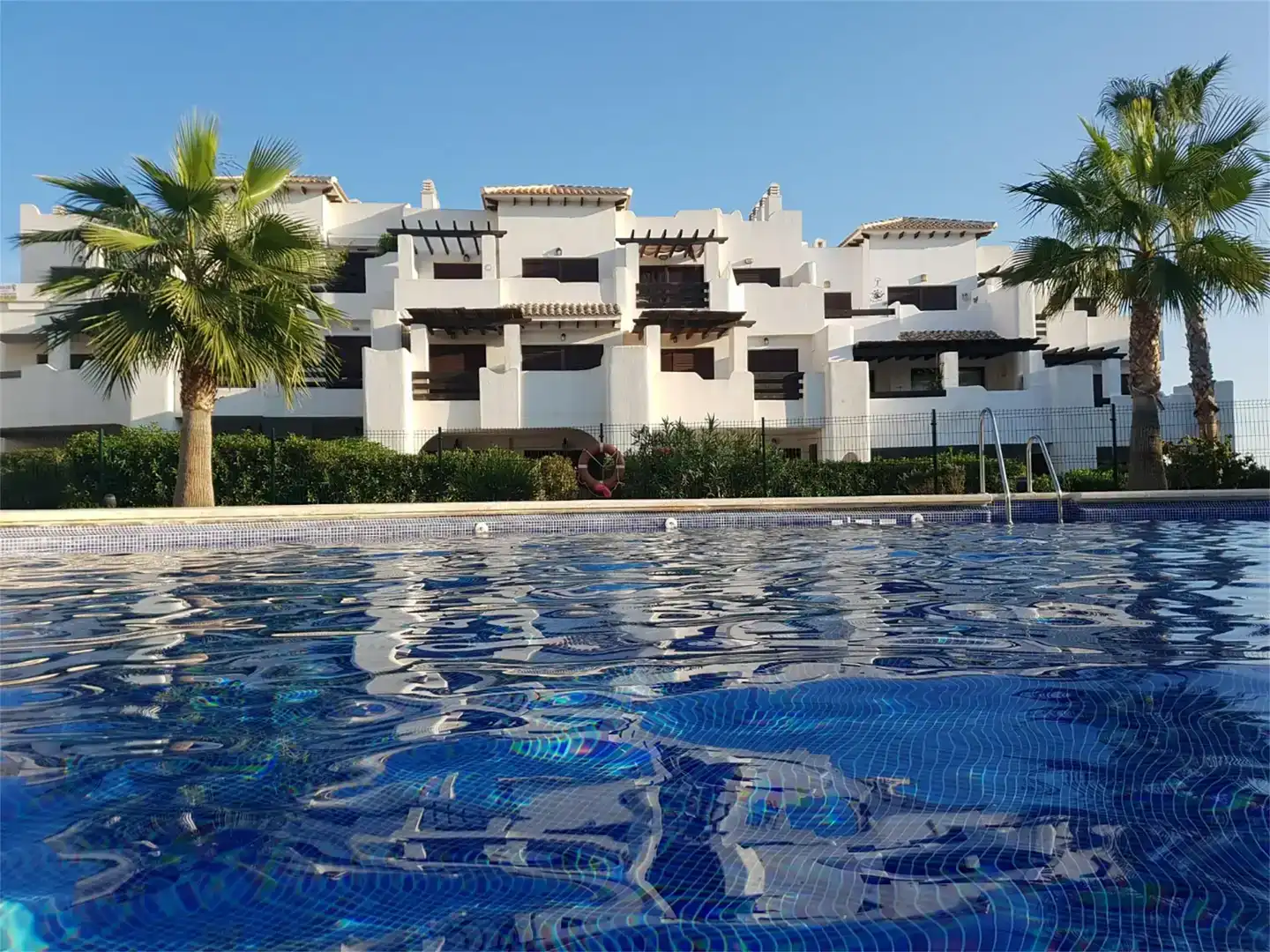 Schwimmbecken von Wohnung zur Miete in Vera mit Klimaanlage, Privatgarten und Schwimmbad