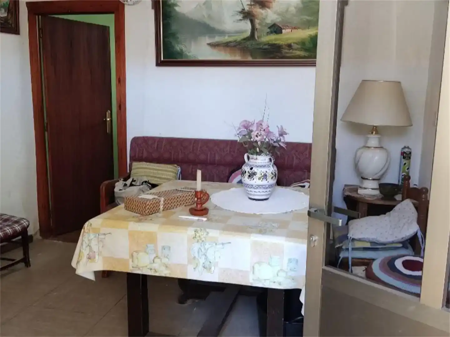 Menjador de Casa adosada en venda en San Cristóbal de la Polantera